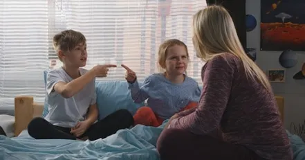 Children fighting