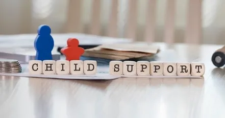 Child support graphic