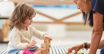 Child in therapy
