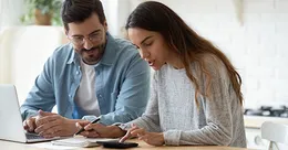 Co-parents discussing finances