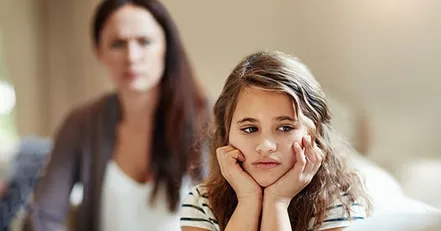 Upset child