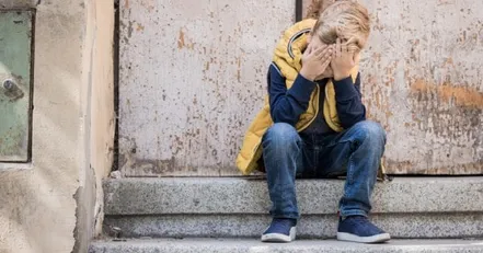Upset child