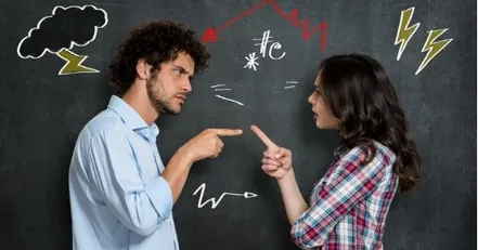 Co-parents arguing