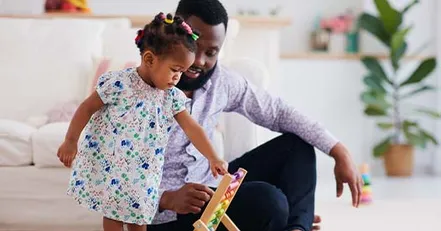 Father and daughter