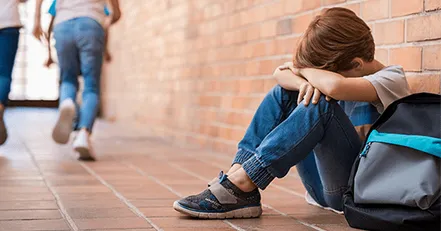 Upset child