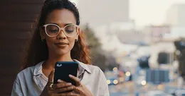 Woman on phone