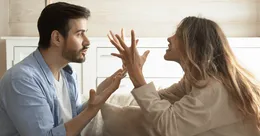 Couple arguing
