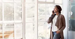 Woman on the phone