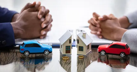 One of two co-parents moving away when divorced